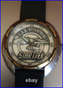 Star Trek Fossil Limited Edition 1995 U. S. S. Enterprise Watch New Condition