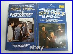 Star Trek Fotonovel Complete Set of 12 + The Motion Picture Wrath of Khan Nice