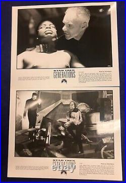 Star Trek Generations 1994 Movie Press Kit Patrick Stewart William Shatner Orig