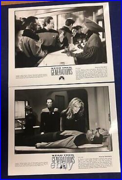 Star Trek Generations 1994 Movie Press Kit Patrick Stewart William Shatner Orig