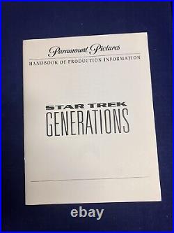 Star Trek Generations 1994 Movie Press Kit Patrick Stewart William Shatner Orig