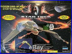 Star Trek Generations Movie Ships Klingon Bird of Prey Enterprise B & D Lot NIB