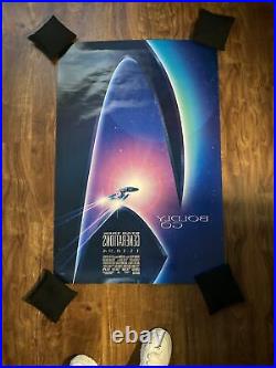 Star Trek Generations Multi Signed 27x40 Double Sided Movie Poster Shatner