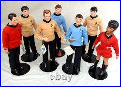 Star Trek Hamilton Collection 14 Porcelain Figures Set of 7 Original Boxes Vtg