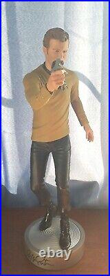 Star Trek Hollywood Collectibles Kirk Statue Autographed #100 / 100 RARE