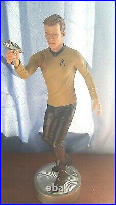 Star Trek Hollywood Collectibles Kirk Statue Autographed #100 / 100 RARE