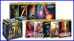 Star Trek I-X Movie 50th Anniversary BOX Blu-ray Steelbook from Japan F/S New
