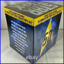 Star Trek I-X Movie Blu-ray 50th Anniversary Steelbook Specification Limited JP