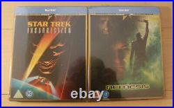 Star Trek I X Movie Collection Blu Ray Steelbook UK Ltd Ed Box Set NEW Khan