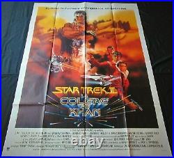 Star Trek II The Wrath of Khan French Movie Poster Original 4763 1982