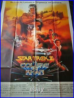Star Trek II The Wrath of Khan French Movie Poster Original 4763 1982