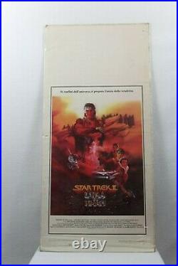 Star Trek II Wrath Of Kahn 1983 Italian Movie Poster Rare Vintage Collectable