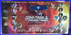Star Trek II Wrath of Khan U. S. S. Enterprise NCC-1701 Art Asylum NIB