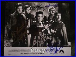Star Trek III Motion Picture Photo Signed By Cast Members