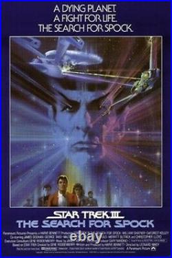 Star Trek III Original British Rolled Movie Poster 3 Bob Peak Art