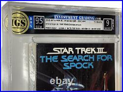 Star Trek III Search for Spock BetaMax NEW IGS 9.5 Mint 1st Print-Encapsulated