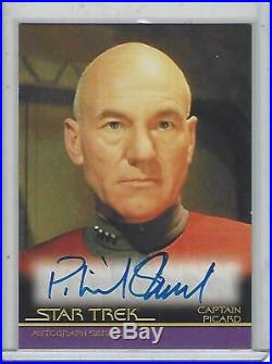 Star Trek InfleXions A133 Patrick Stewart autograph (Movie Design)