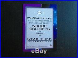 Star Trek Inflexions Autograph Of Whoopi Goldberg As Guinan Movie Design A138