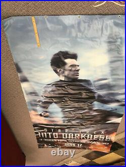 Star Trek Into Darkness Khan Official Movie Theater Poster Banner 8 1/2 Feet X 5