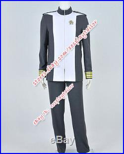 Star Trek Into Darkness Movie Admiral Marcus Cosplay Costume Uniform Grey Ver