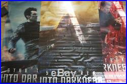 Star Trek Into The Darkness 9ftx5ft Movie Theater 3 Vinyl Set Authentic Regal