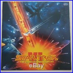 Star Trek Japanese Imported Laserdisc Box Set Complete Movie Collection 1-7 RARE