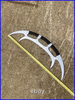 Star Trek Klingon Bat'leth 24 inch Steel Replica Klingon Bat'leth. True size