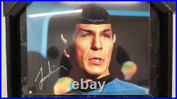 Star Trek Leonard Nimoy Spock Signed Plaque 455/995 AE