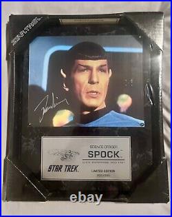 Star Trek Limited Edition Signed Spock Plaque