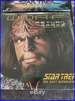 Star Trek Lot 3 LD Laserdisc Sealed New Worf The Motion Picture Deep Space Nine
