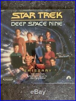Star Trek Lot 3 LD Laserdisc Sealed New Worf The Motion Picture Deep Space Nine