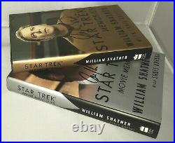 Star Trek Memories & Star Trek Movie Memories Autographed by William Shatner
