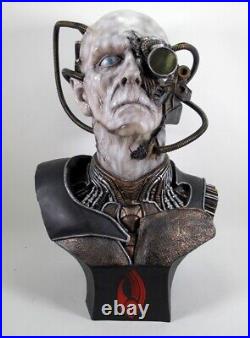 Star Trek Micheal Westmore's Signature Series Borg Large Bust RARE! Unpainted