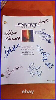 Star Trek Motion Picture 1978 Original Signed Script
