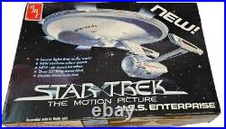 Star Trek Motion Picture Enterprise Model Kit Unassembled 1979 AMT S970 Complete