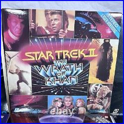 Star Trek Motion Picture I II III IV V VI Set 6 NEW & 3 Used Laserdisc LD 9 Lot