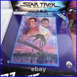 Star Trek Motion Picture I II III IV V VI Set 6 NEW & 3 Used Laserdisc LD 9 Lot