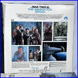 Star Trek Motion Picture I II III IV V VI Set 6 NEW & 3 Used Laserdisc LD 9 Lot