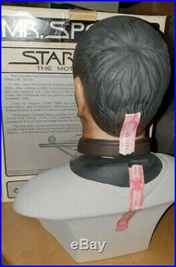 Star Trek Motion Picture Mr Spock Ceramic Bust Grenadier Decanter Paramount