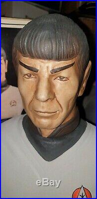 Star Trek Motion Picture Mr Spock Ceramic Bust Grenadier Decanter Paramount