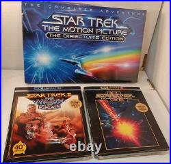 Star Trek Motion Picture +Wrath of Khan + Undiscovered Country (4K)-NEW-Box S&H