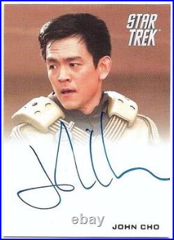 Star Trek Movie 2009 (Rittenhouse) JOHN CHO Auto/Autograph Card Sulu