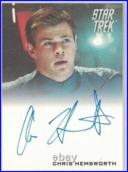 Star Trek Movie 2009 autograph card Chris Hemsworth