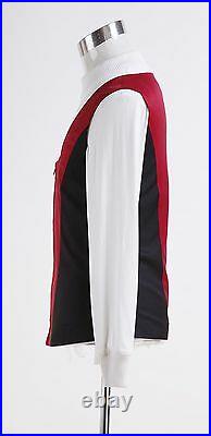 Star Trek Movie Cosplay Costume Kirk Ribbed Shirt and Red Black Vest Custom Made