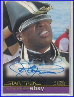 Star Trek Movie Quotable autograph card A93 Levar Burton