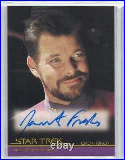 Star Trek Movie Quotable autograph card A97 Jonathan Frakes