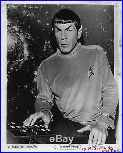 Star Trek Movie Television Actor Leonard Nimoy Lot Of 47 Publicity Press Photos