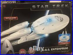 Star Trek Movie USS Enterprise NCC-1701 Electronic Starship Toy with Kirk Figure