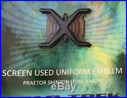 Star Trek Namesis Screen Used Movie Prop Worn Neck Emblem Shinzon Uniform