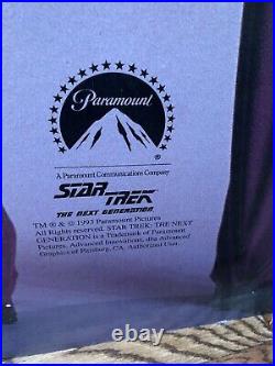 Star Trek Next Generation Cardboard Standup-Deanna Troi 1993 Autographed